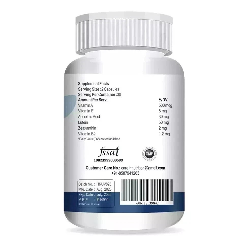 Upvision Eye Care Supplement – Omega-3 & Vitamins | 60 Capsules Pack.. w691