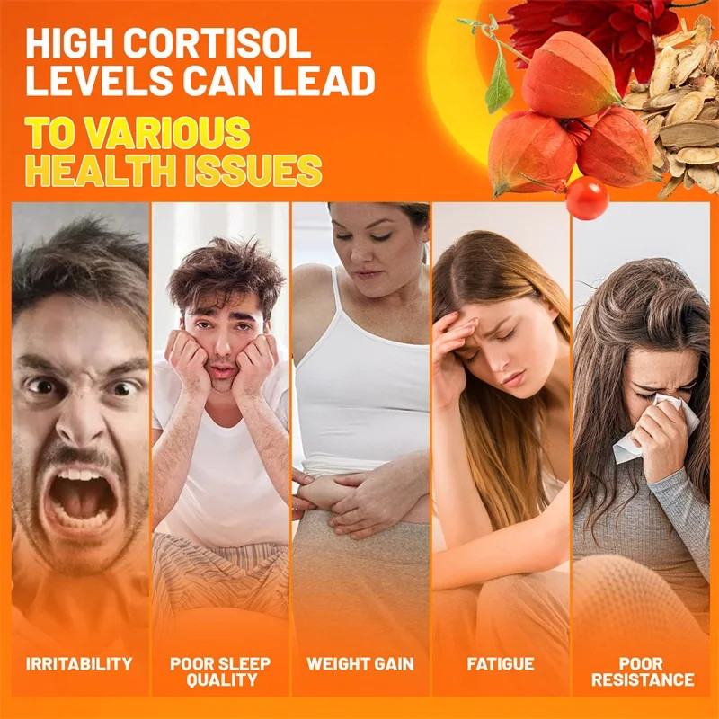 25-IN-1 Cortisol Health 120pcs – Improve Mood, Focus, and Reduce Cortisol Levels