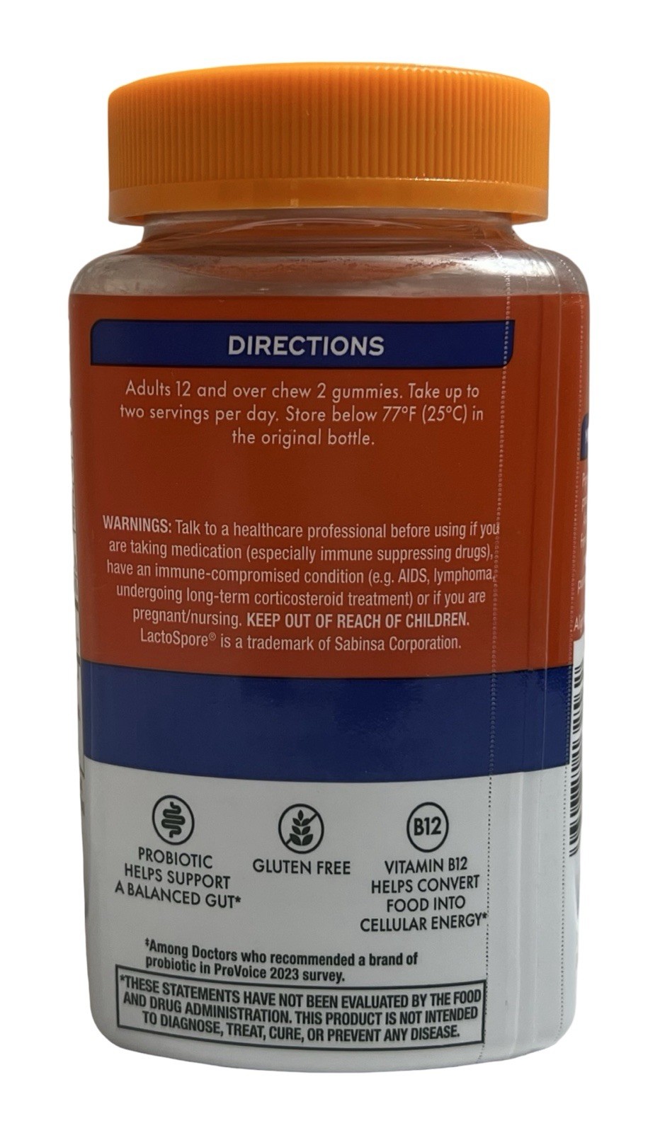 Align Probiotic Bloating Relief + Food Digestion 60 Gummies EXP 10/2026