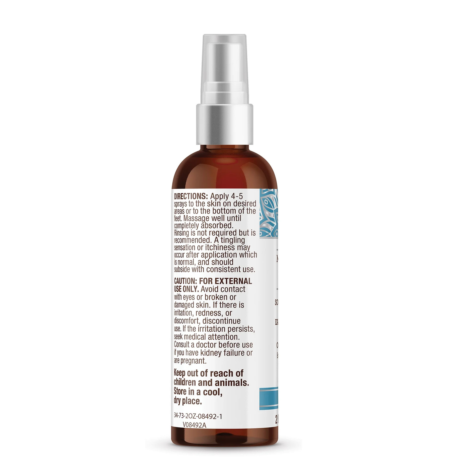 Magnesium Oil Spray for Muscle Relief & Soothing Aches – Quick Absorbing- 2Oz