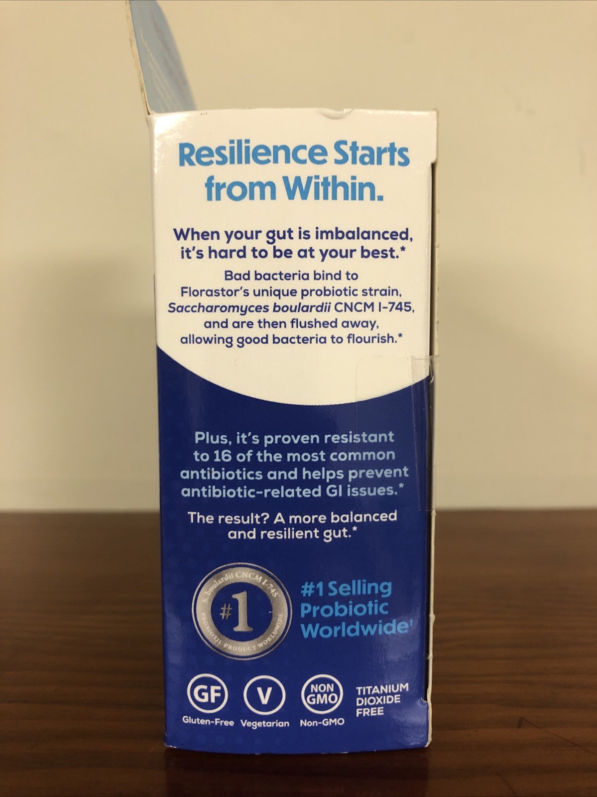 Florastor Dual Action Probiotic 20 Capsules Exp 4/27