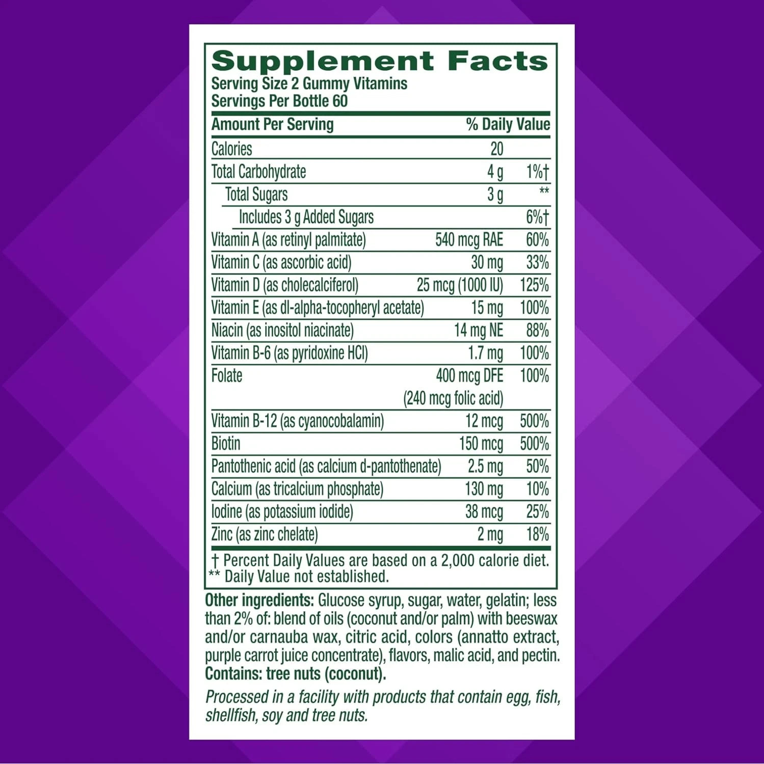 Vitafusion Adult Gummy Vitamins for Women, 120 Count