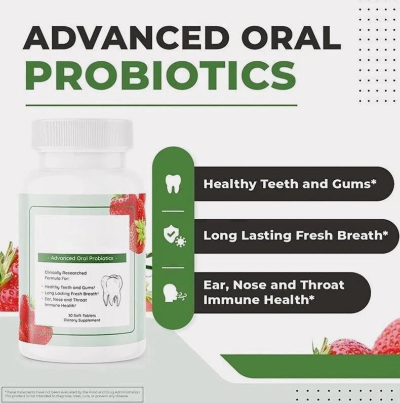 Prodentim Soft Tablet 1-5 Bottle For Gums Teeth Chewable Probiotic Dental-Health