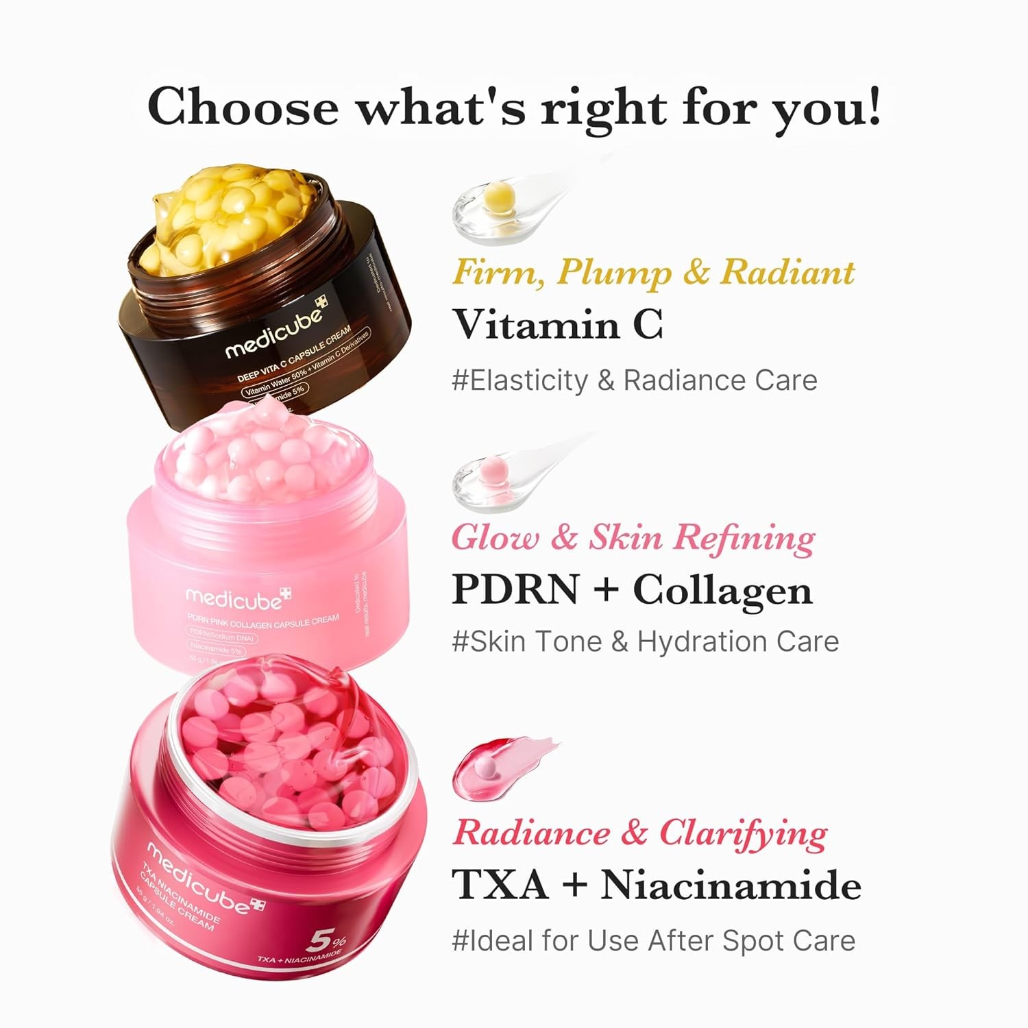 Capsule Cream with Deep Vitamin C | Hydrating Glow Gel Texture | 1.94 Oz