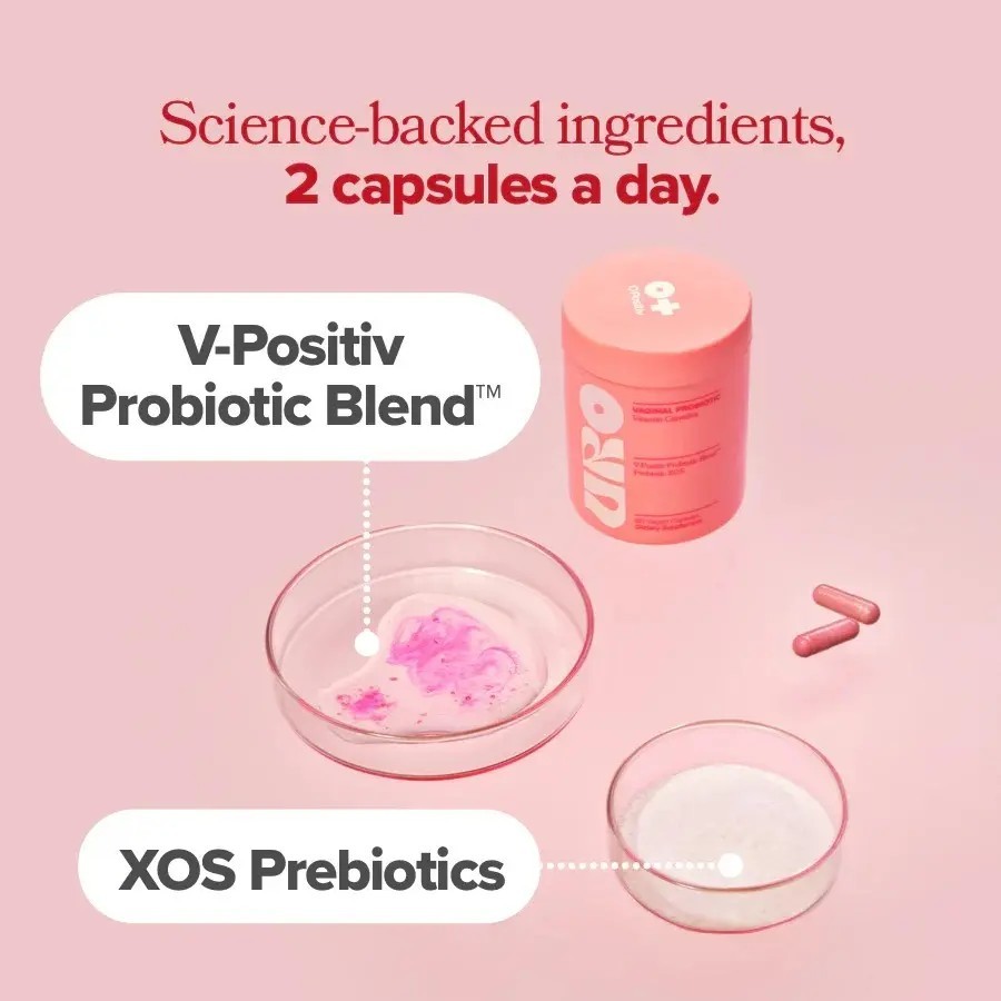 2 PACK URO O Positiv Vaginal Probiotics for Women pH Balance w/ Prebiotic