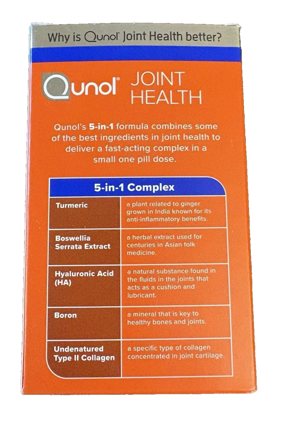 Qunol Joint Health with Turmeric and Collagen 30 Capsules, EXP 02/2026+