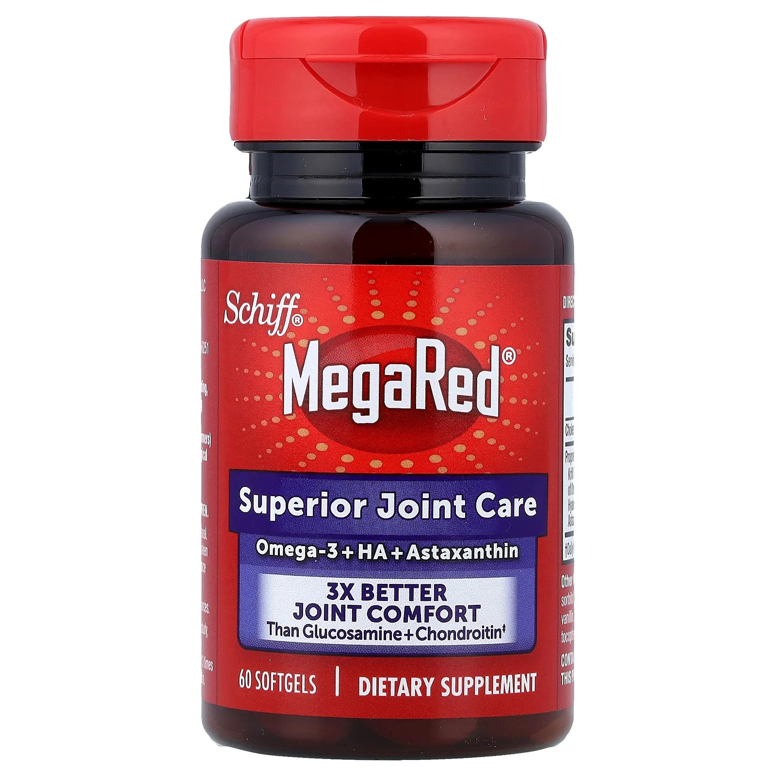 Schiff MegaRed Superior Joint Care, 60 Softgels