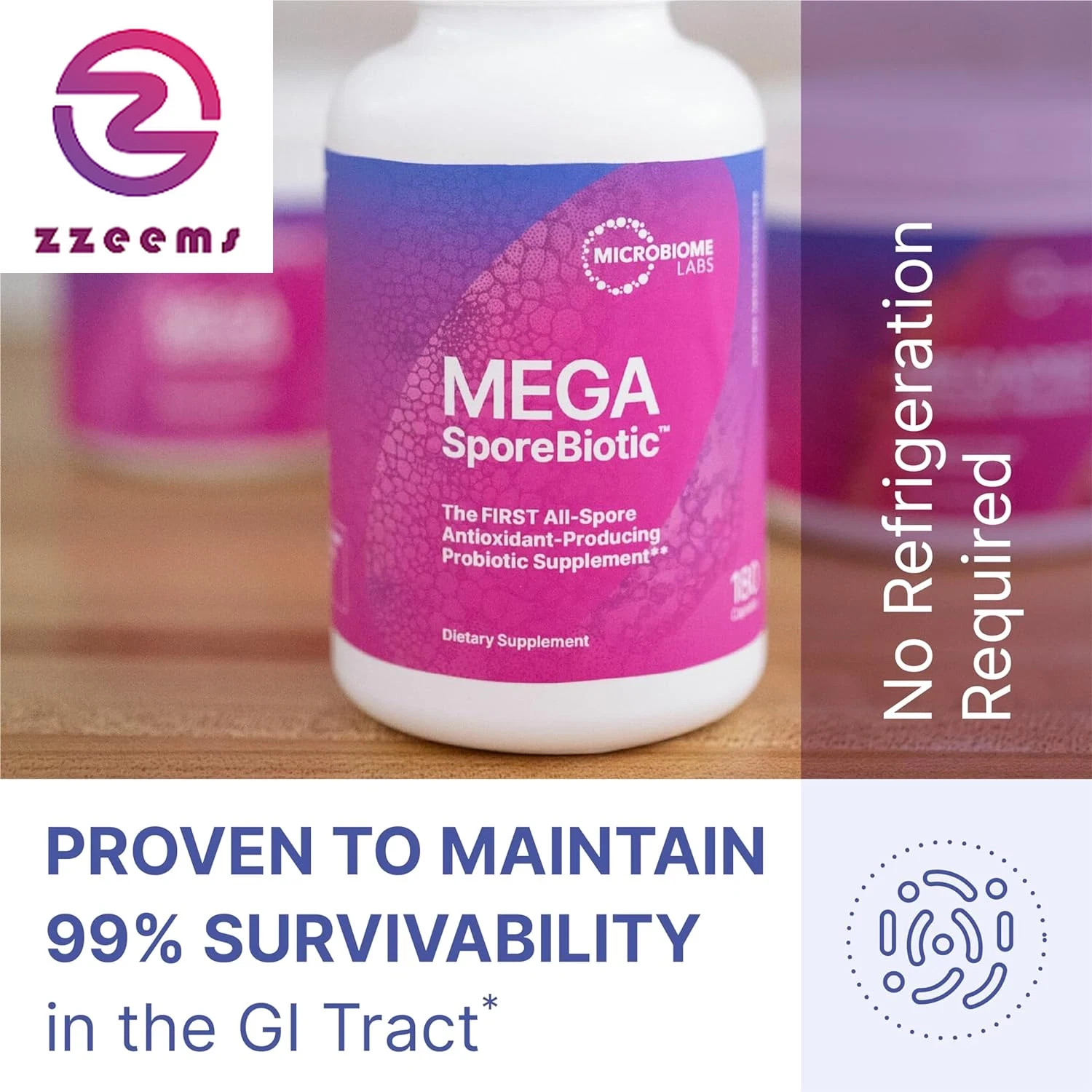 3PCS Megasporebiotic Probiotics for Digestive Health – Mens & Womens