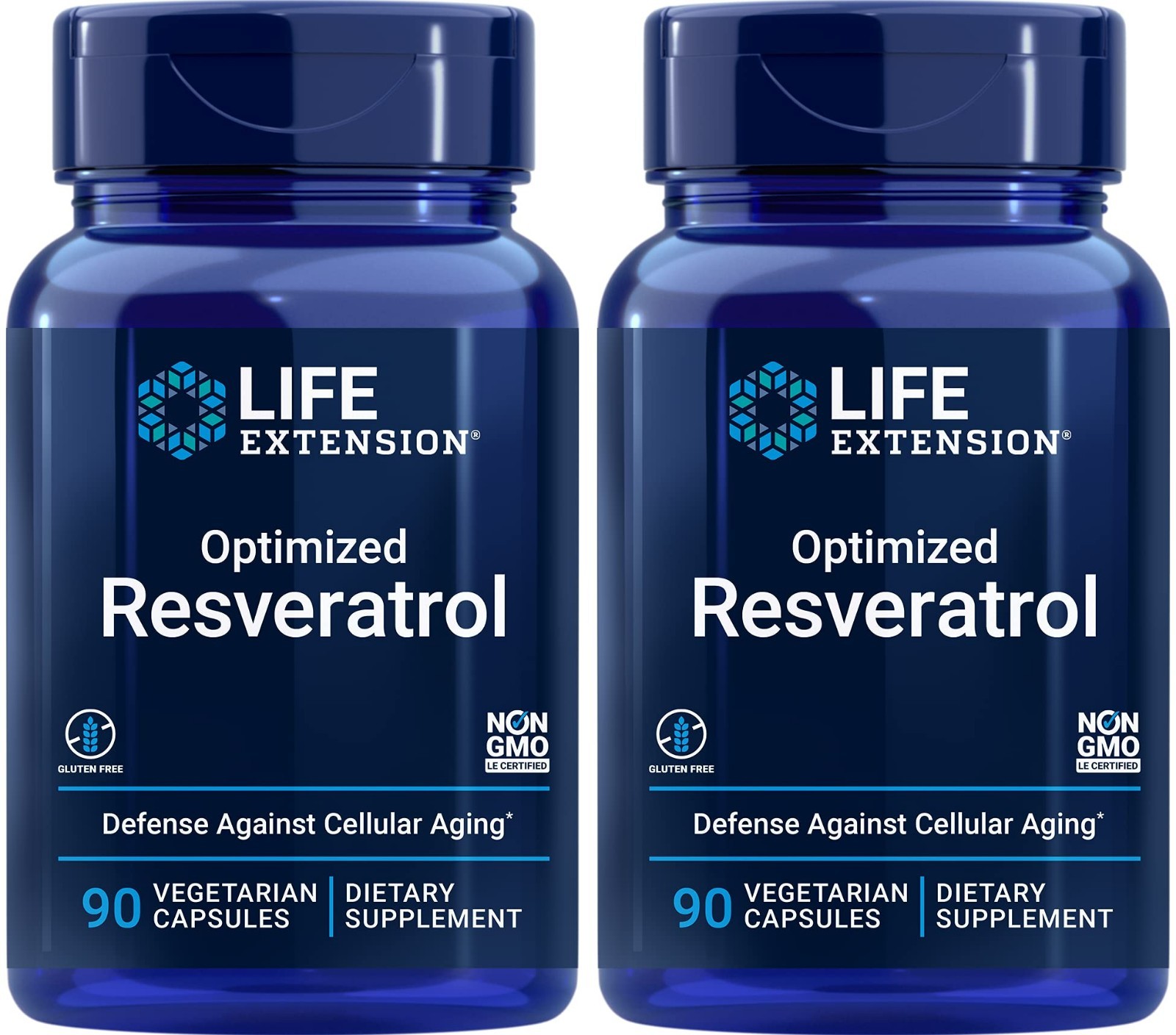 Optimized Resveratrol Supplement, 180 Capsules Total – Antioxidant Support, Hear