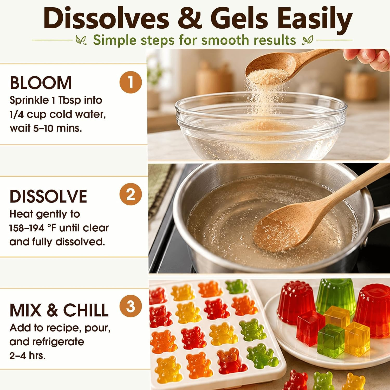 Unflavored Beef Gelatin Powder, 7 Oz / 198 G, Grass-Fed Gelatin Powder, Gluten F