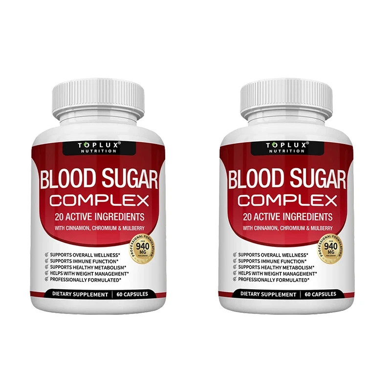 Blood Sugar Complex w/ Cinnamon, Chromium & Mulberry 60 Capsules