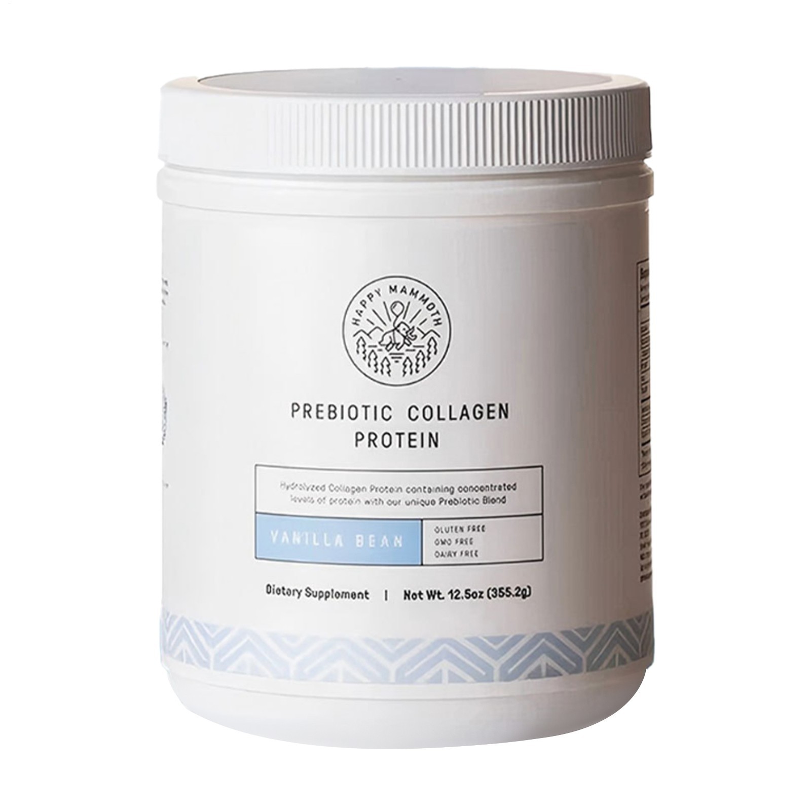 Mammoth Happy Prebiotic Collagen Protein Vanilla Bean 360g FREE Shipping