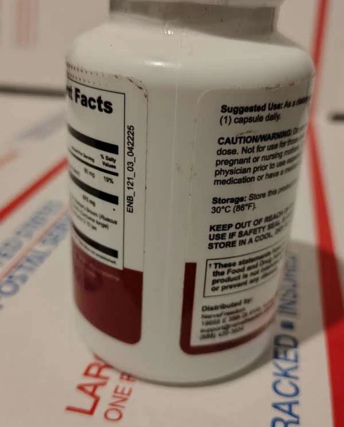 Nerve Freedom Nerve Health Capsules – 30 CAPS – EXP : 2028