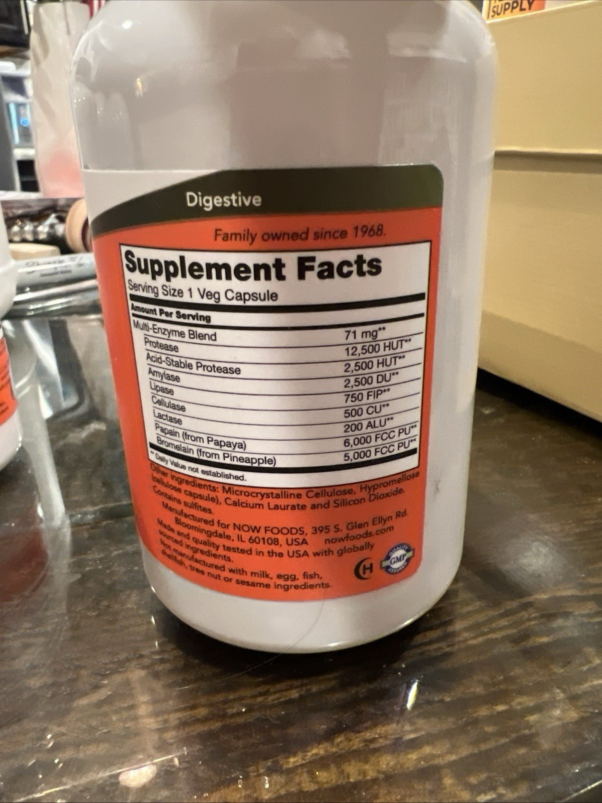 Now Foods, Plant Enzyme, 240 Vcaps