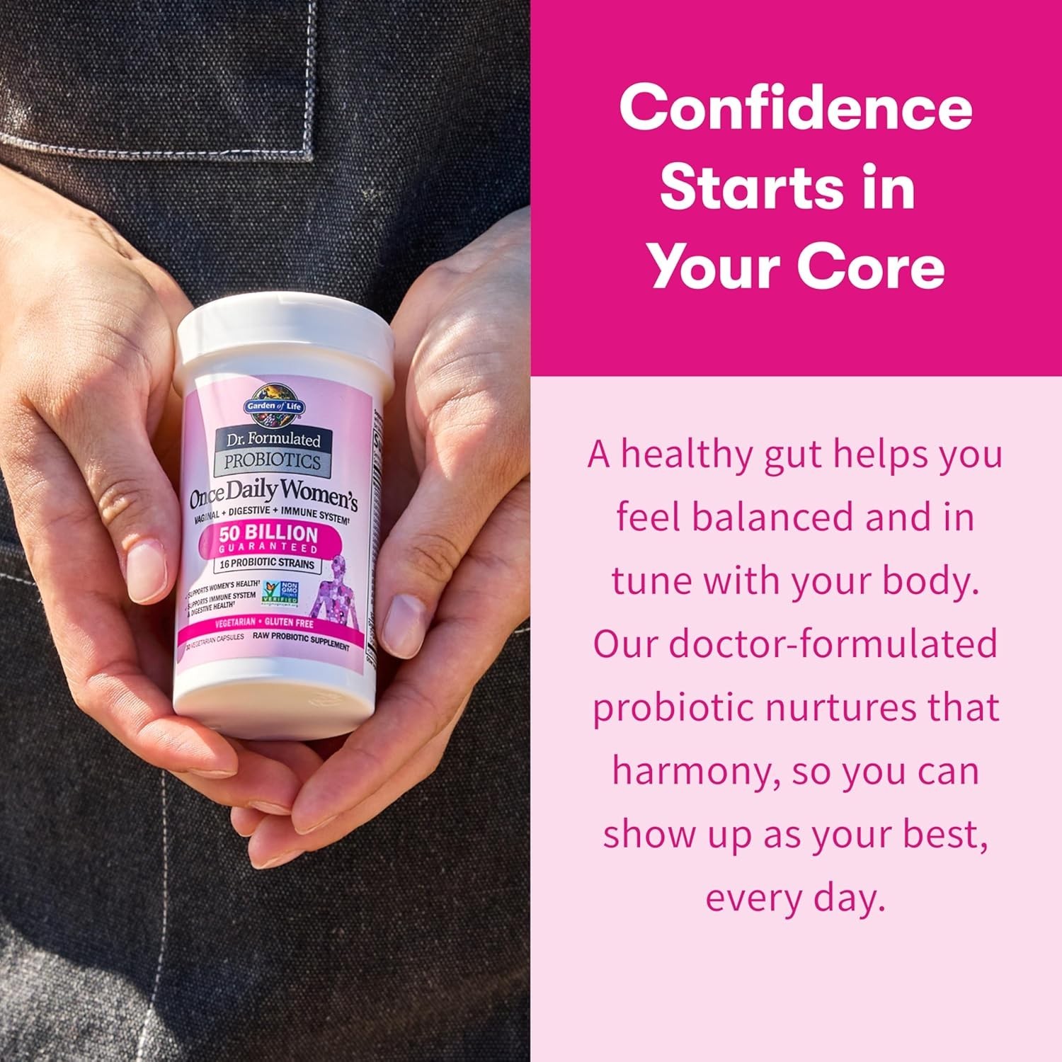 Garden of Life Dr. Formulated Probiotics for Women’s 50B CFU 16 Prob 30Caps~2027