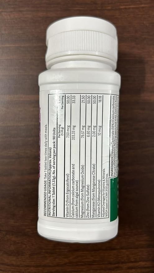 Amway Nutrilite Cal Mag d Plus,Pack of 90 Tablets