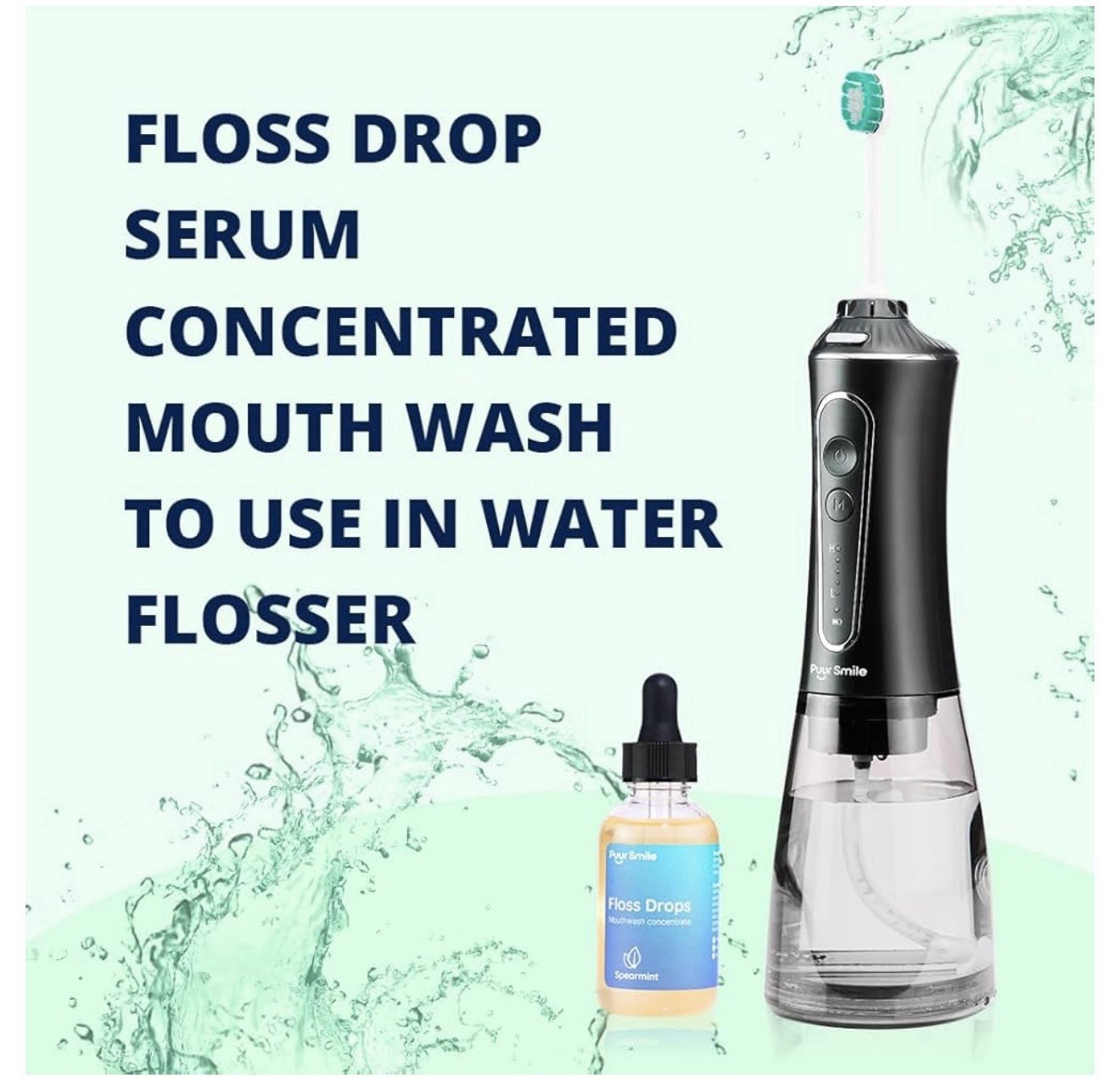 Puur Smile Concentrated Floss Drop Serum – 2oz 2 Fl Oz (Pack of 1), Liquid