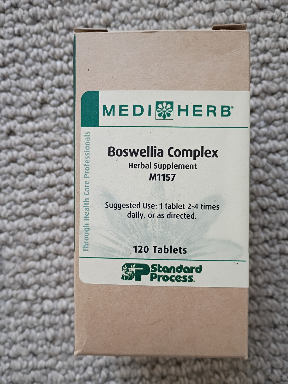 Standard Process Mediherb Boswellia Complex – 120 Tablets – Exp 08/2028