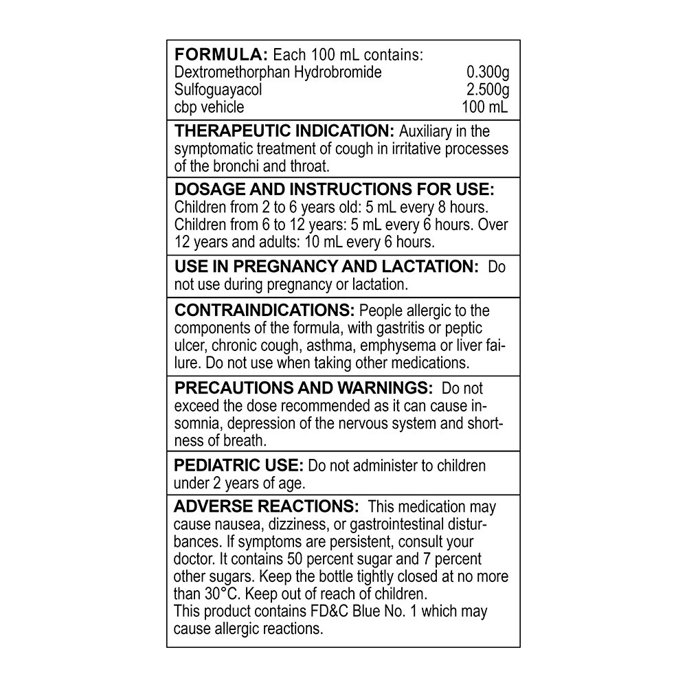 Eucaliptine Jarabe 140ml / Eucaliptine Syrup 140ml