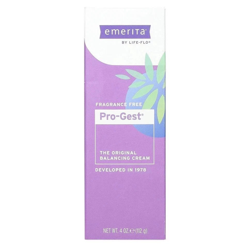 Emerita Pro-Gest Natural Balancing Cream Fragrance Free 4 oz. Value Size