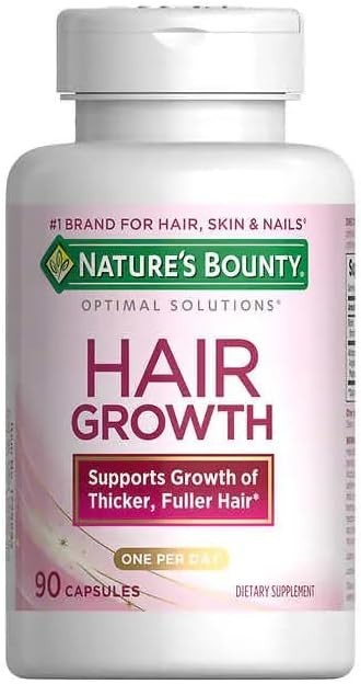 Nature’s Bounty Hair Growth Supplement, 1 Per Day, Clinically Shown to Support