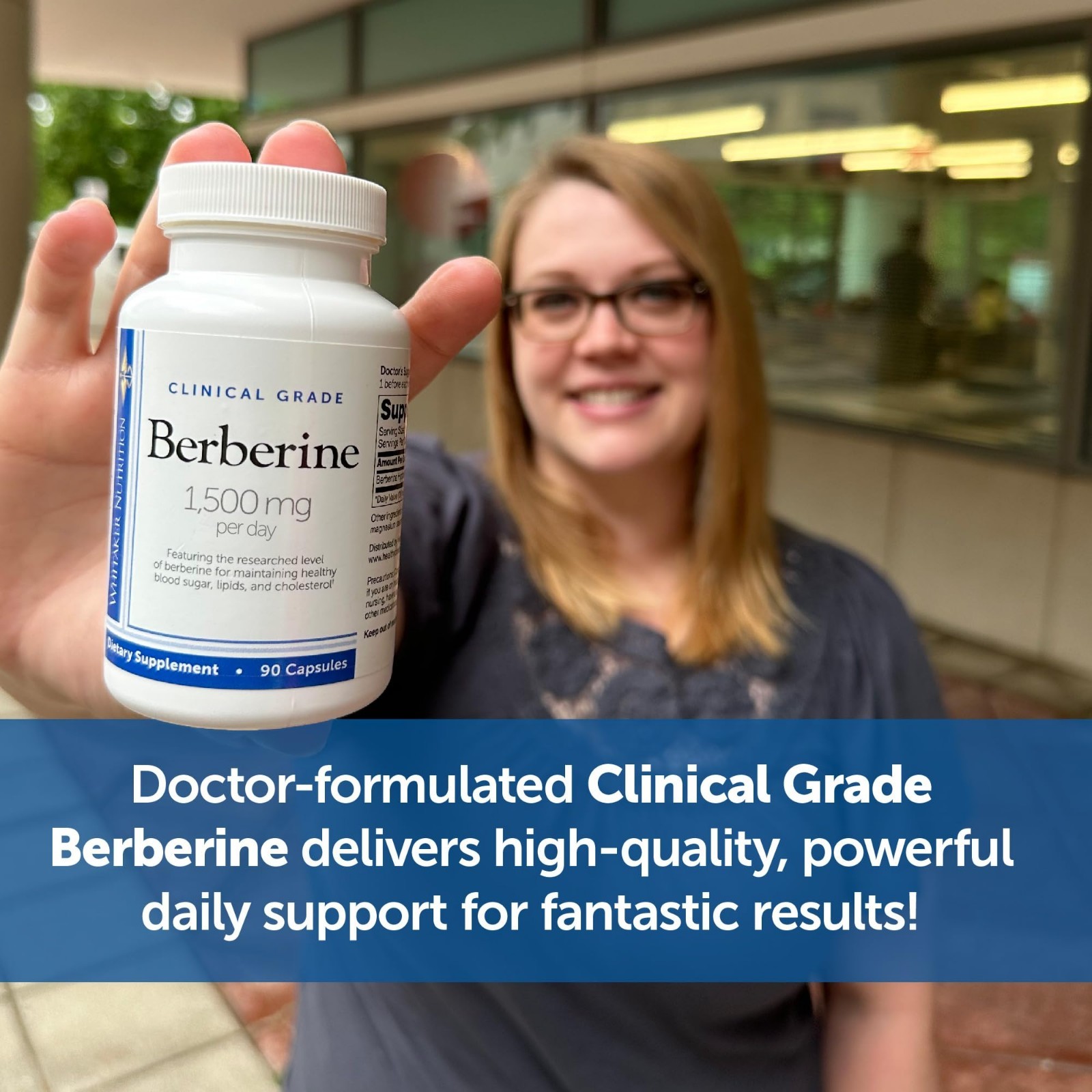 High-Potency Berberine Supplement | 1,500mg Daily Dose | 180 Capsules for Health