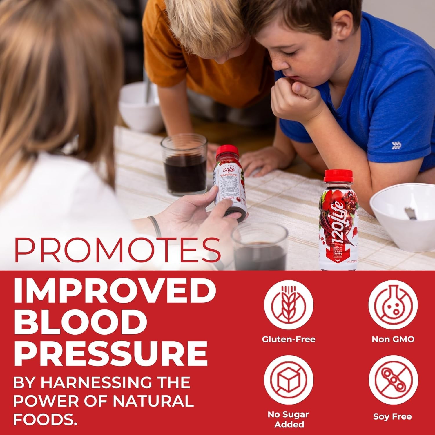 120/Life Blood Pressure Support, Beet Root Juice, 8 Fl Oz (Pack of 14)
