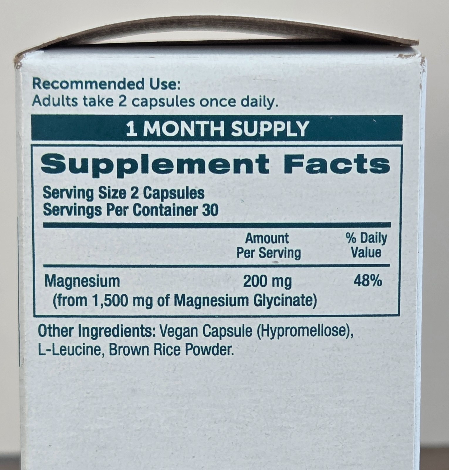 Himalaya Magnesium Glycinate, 60 Vegan Capsules, High Absorption 60 Count