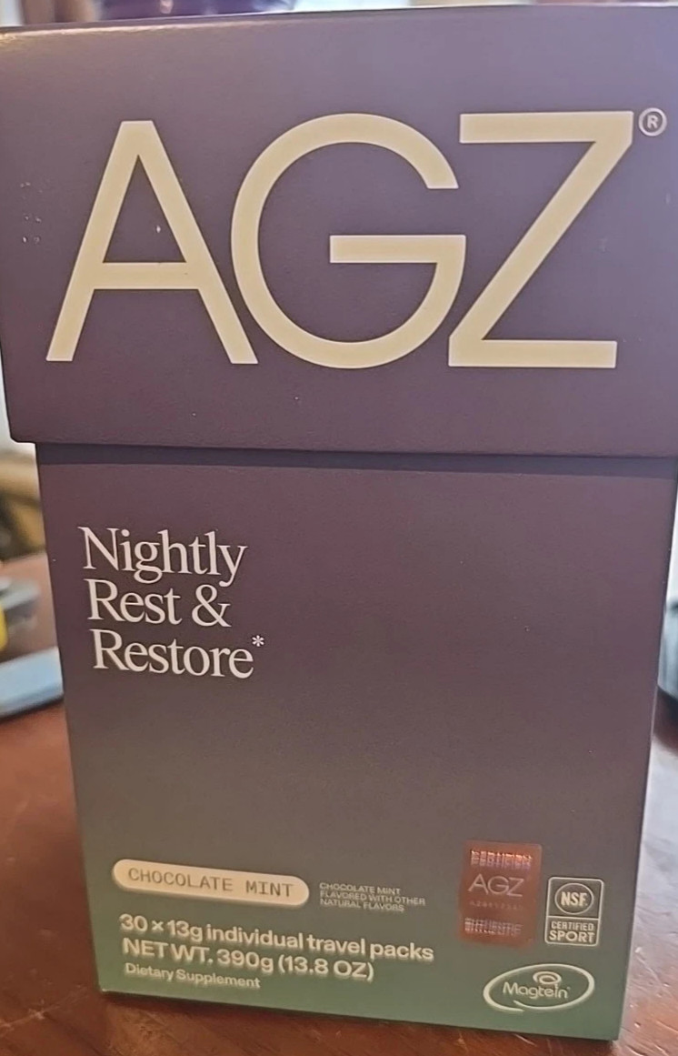 New- AGZ – Nightly Sleep Support 30 Packets + Frother – Mixed Berry