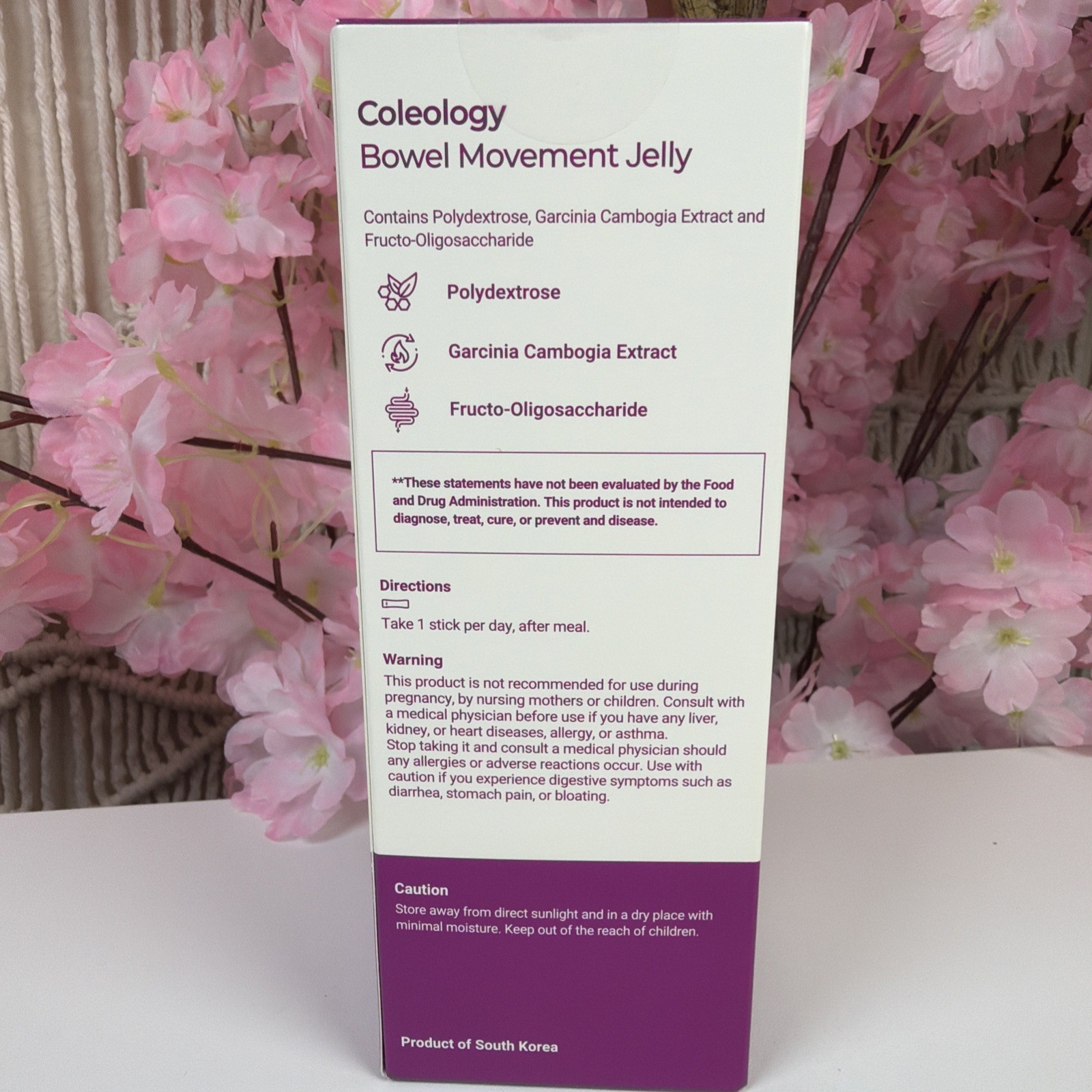 FOODOLOGY Coleology Bowel Movement Jelly 10 Days – Garcinia Cambogia HCA