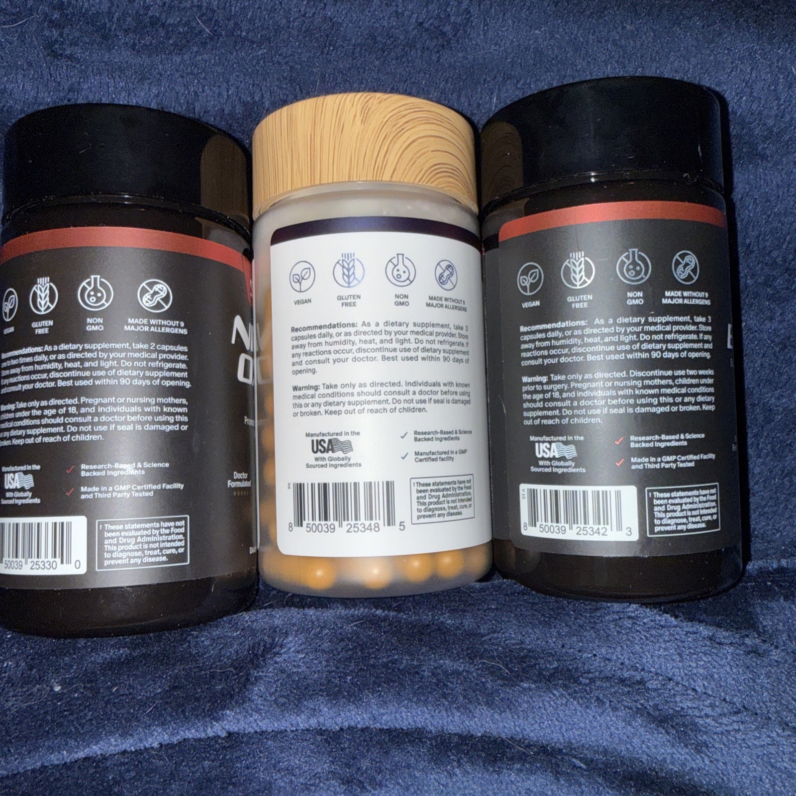 nitric Oxide Prostate Health Test Booster 3 Pack Men Supplement Exp 4/2029 New