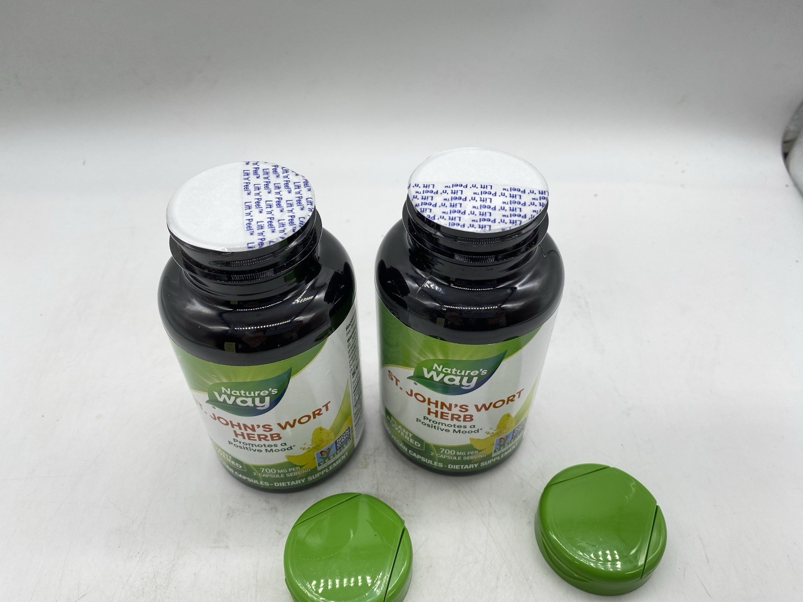 Nature’s Way – St. John’s Wort Herb – 2 pack – 180 Vegan Capsules Each