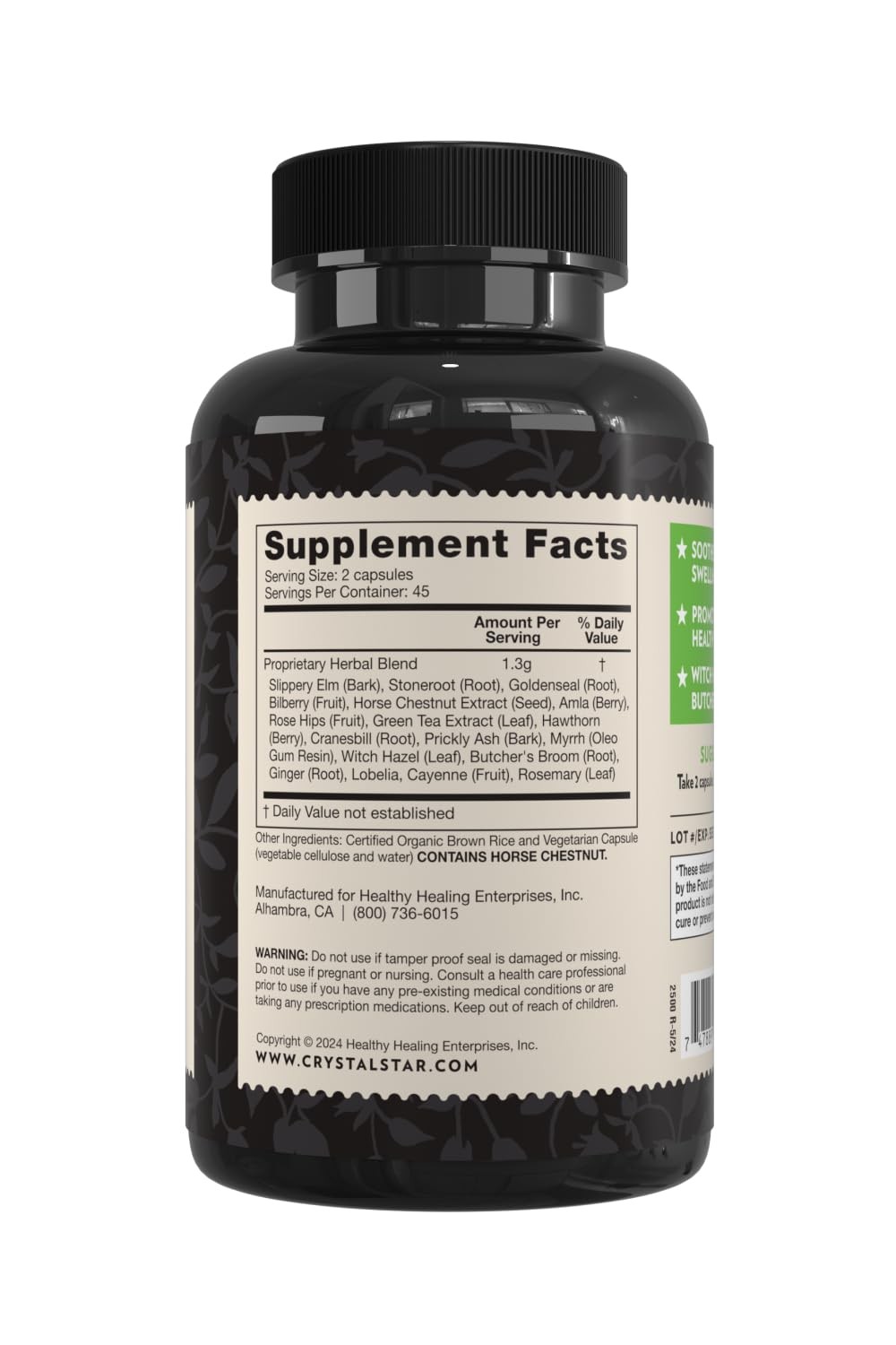Hemr-Ez Relief, 90 Vegetarian Capsules