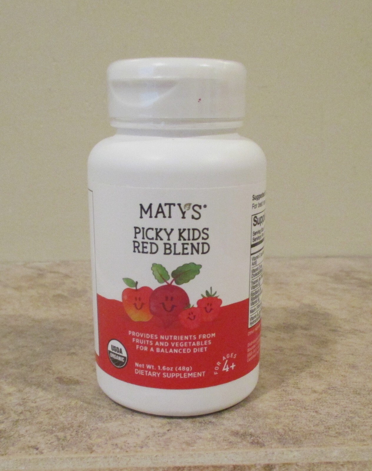 Matys Picky Kids Red Blend – Fruit and Veggie Supplement for Kids 4+-Exp 02/2026