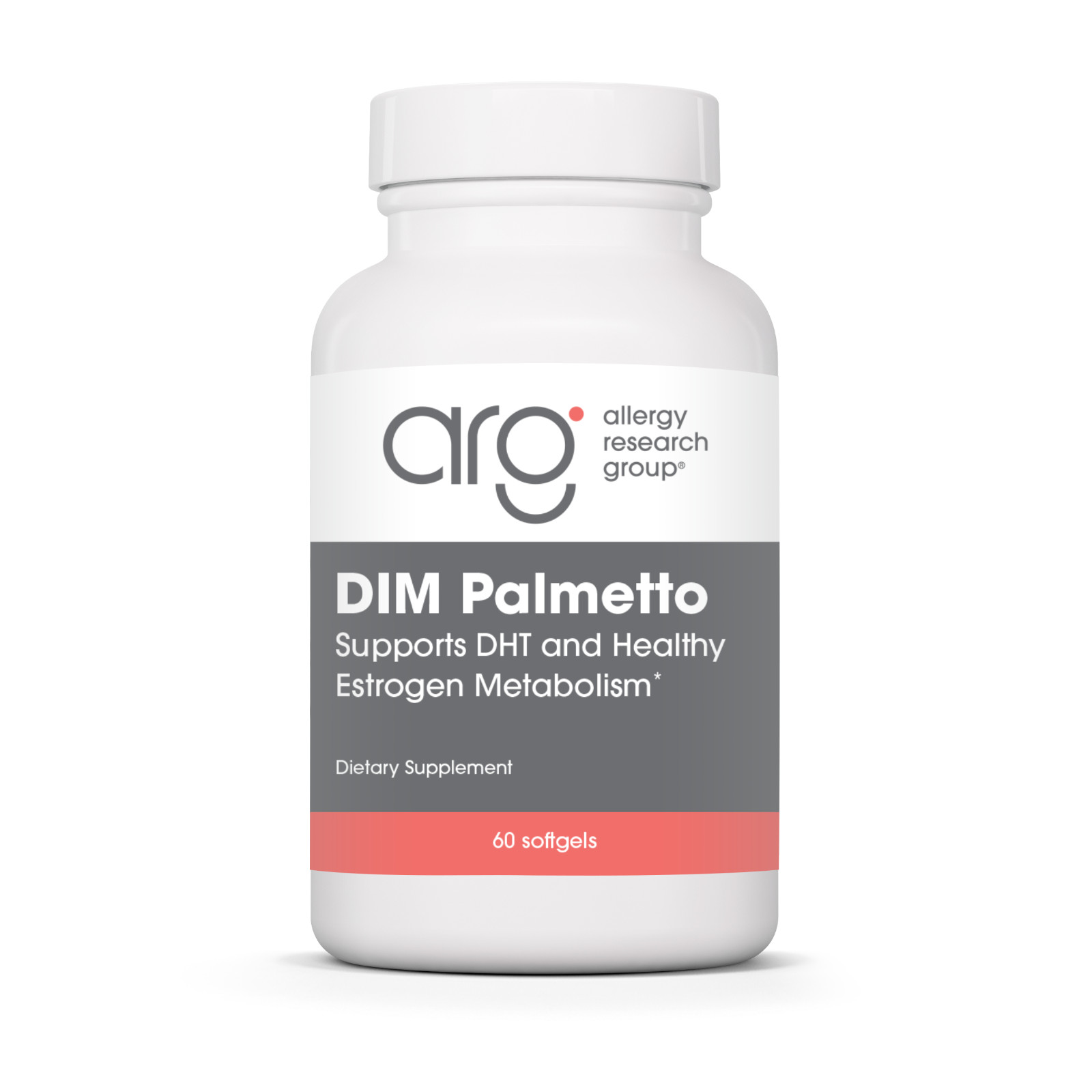Allergy Research Group DIM Palmetto Detox Formula – 60 Softgels – Free Shipping
