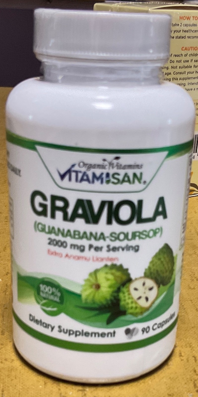 2 Bottles of Pro/Prebiotics & Enzymes…1 Detox Binder…1 Graviola..4 Bottles Total