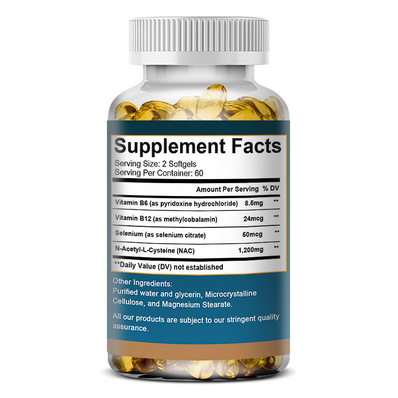 N-Acetyl-L-Cysteine (NAC) 1,200mg capsules Support Liver Health