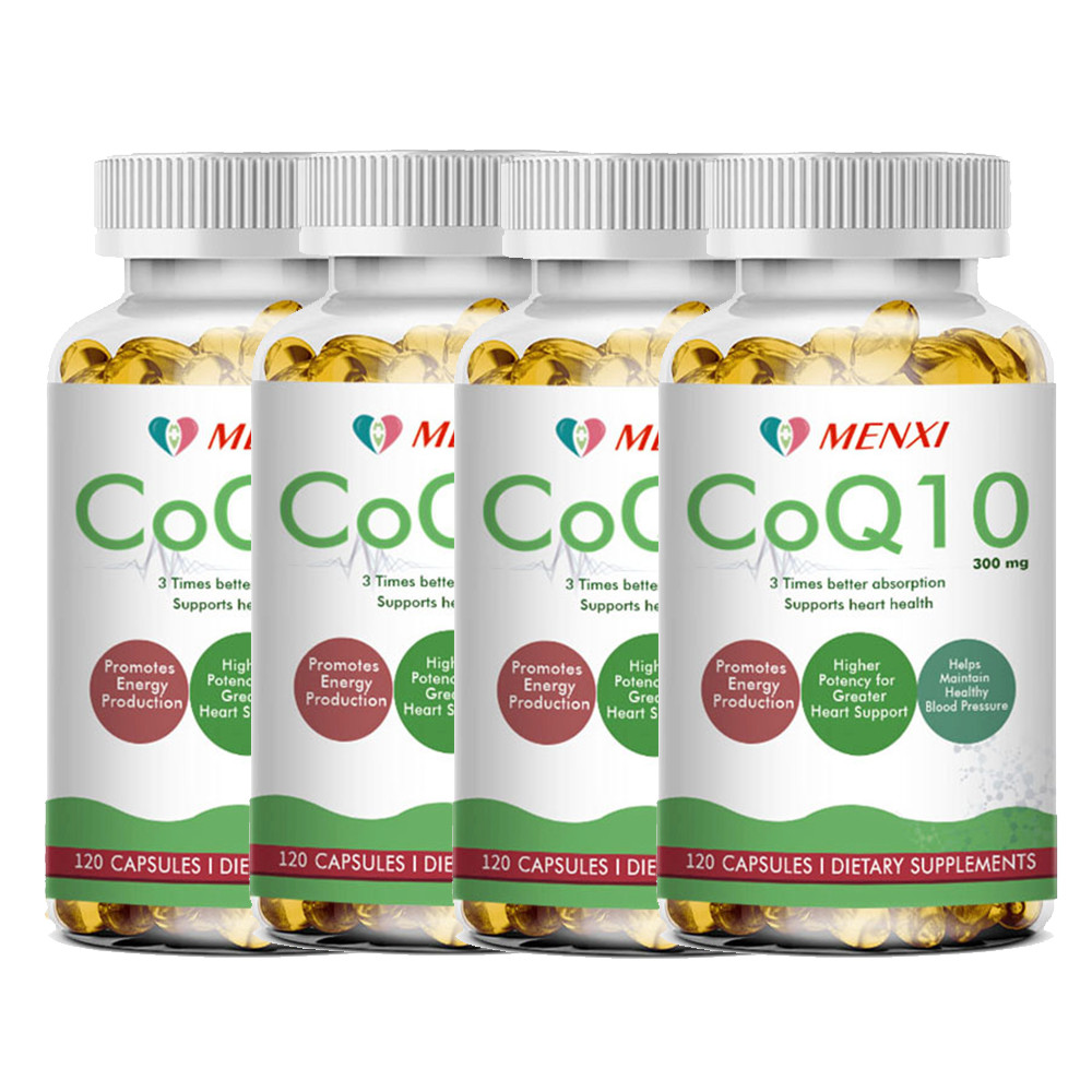 CoQ 10 Coenzyme Q10 Vegan 300mg 120/240/480 Capsules Cardiovascular Heart Health