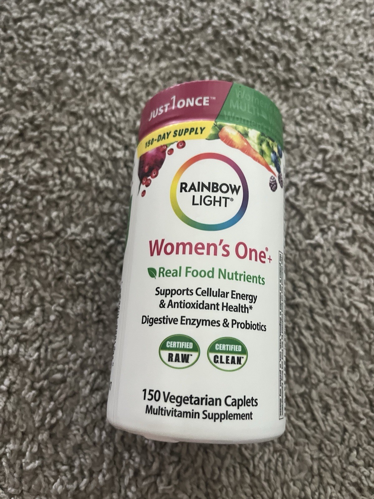 Rainbow Light Women’s One+ Multivitamin Vegetarian 150 Caplets
