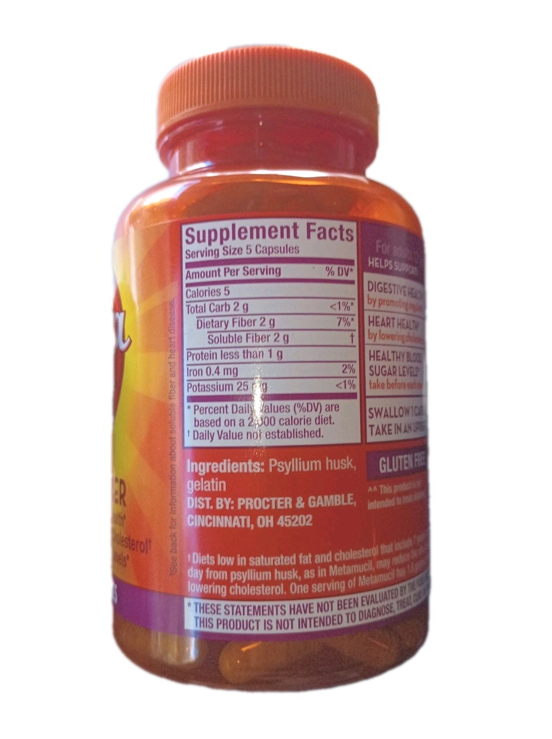 MetaMucil 3-IN-1 Daily Fiber Digestive Heart & Health 160ct ***EXP 01/2028 ++***