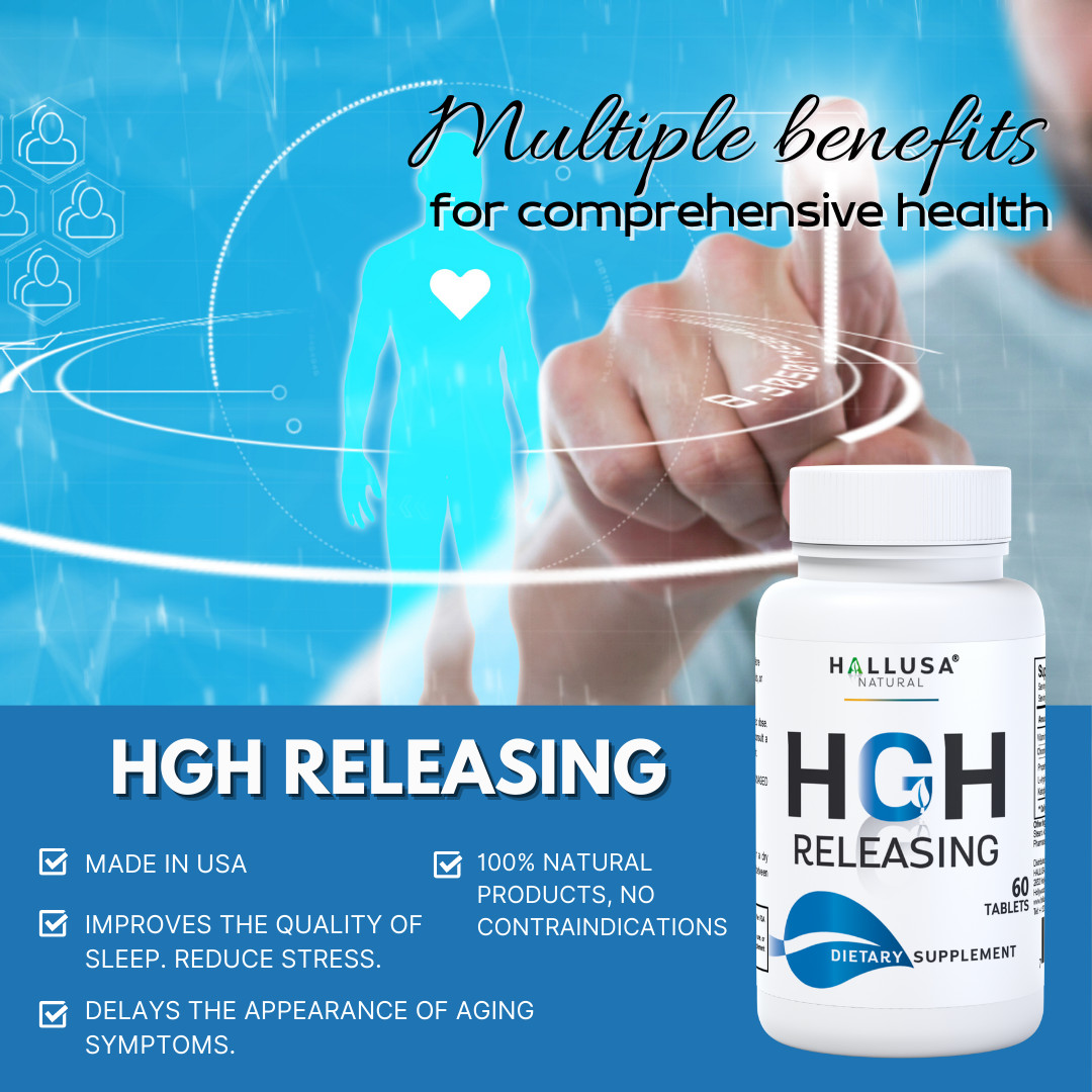 HGHBooster – Natural Growth Support – Energy & Performance – 60 Tablets