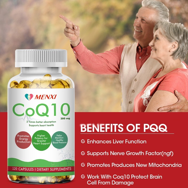 CoQ 10 Coenzyme Q10 Vegan 300mg 120/240/480 Capsules Cardiovascular Heart Health