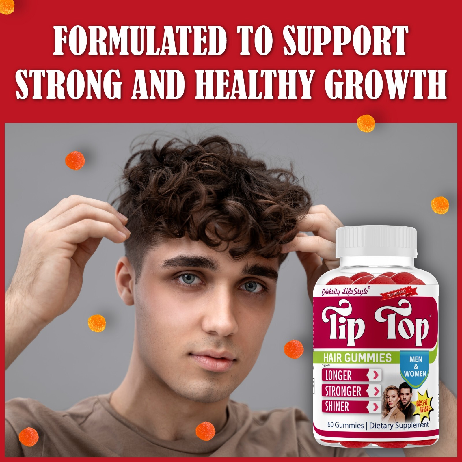 Biotin Beauty Gummies, Hair Growth Supplement with Vitamins | Hair & Nail Health