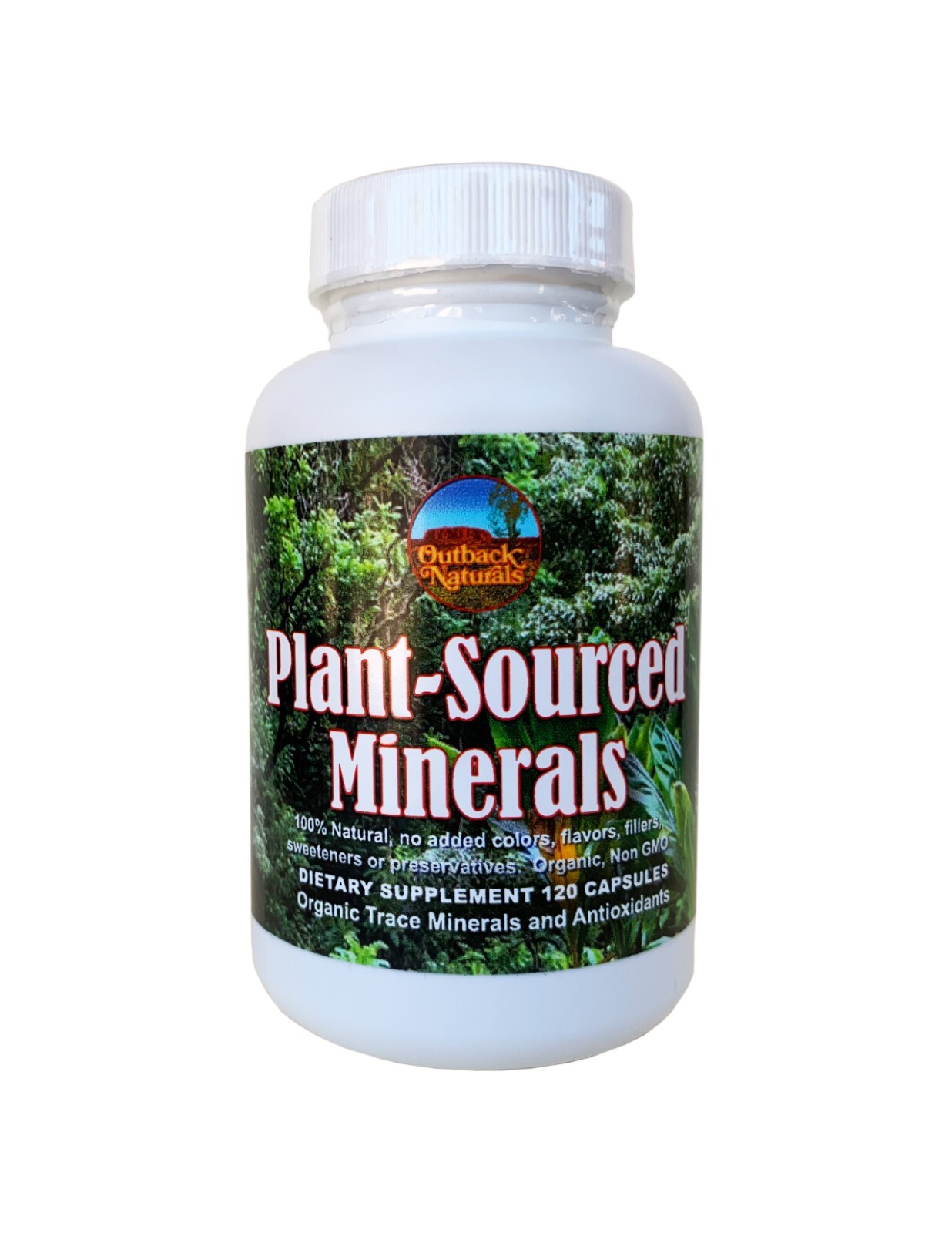 Plant-Sourced Minerals 120ct (Organic Trace Minerals and Antioxidants)