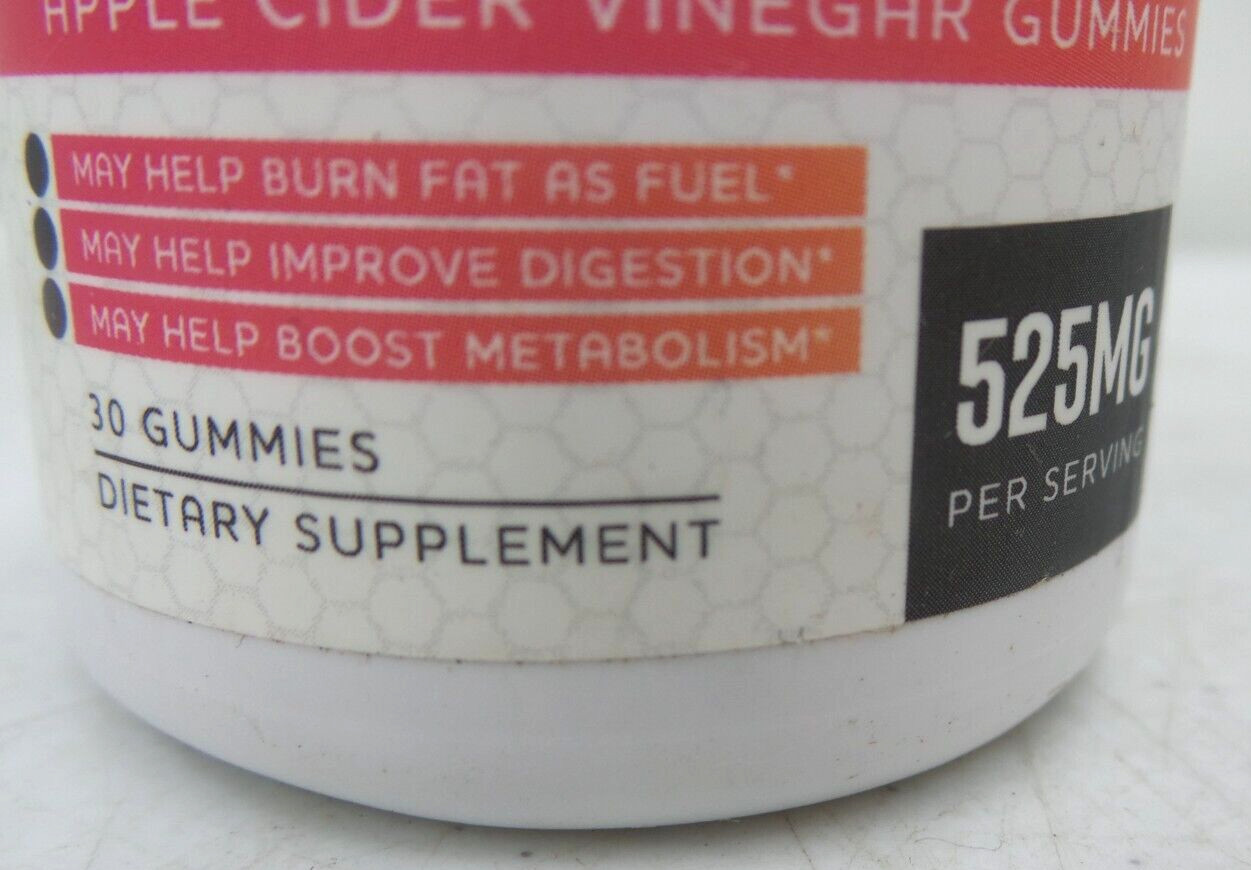 KETOFAST4ME KETO+ACV Gummies 525MG 30 Gummies Exp. 01/2026 (G133173-1E B-17)