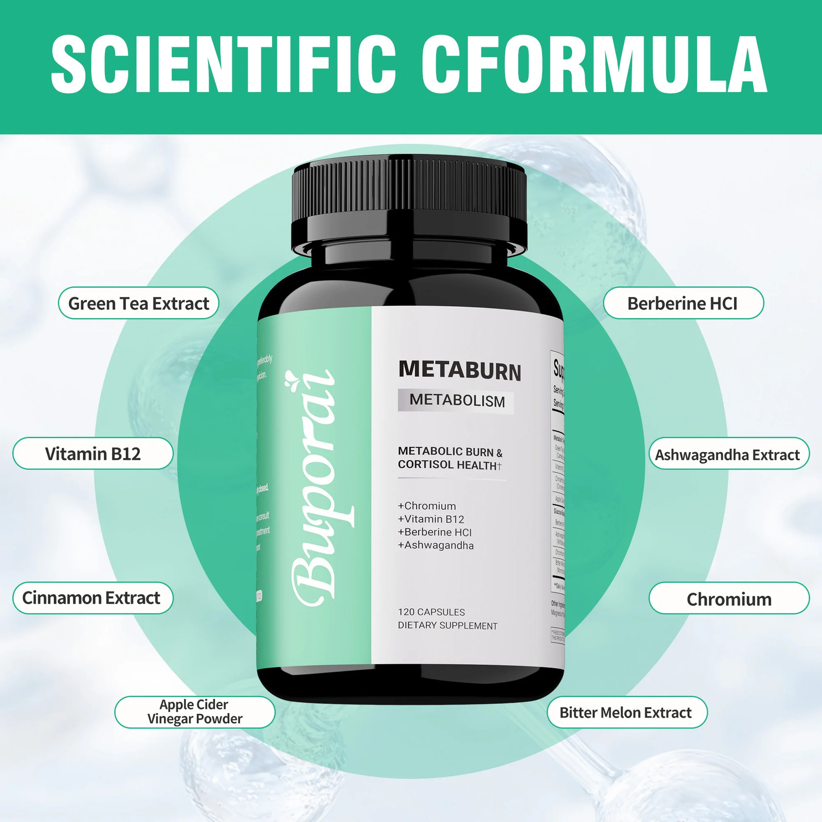 Metaburn 120pcs – Replenishes Energy, Appetite Suppressants, Digestive Health