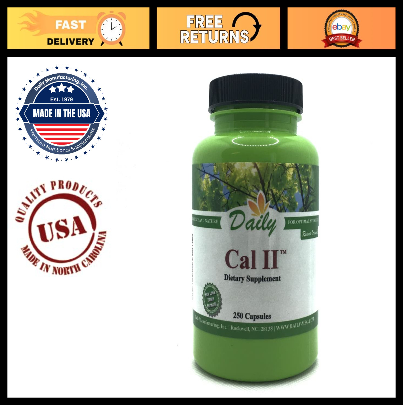 Calcium Carbonate & Hydroxide Powder – Daily Supplement for Strong Bones & Teeth