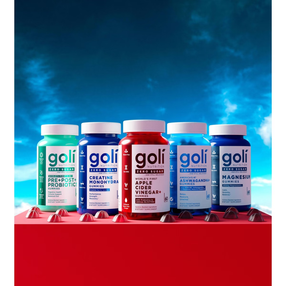Goli Nutrition Ashwagandha Sugar Free Dietary Supplement Vegan Gummies – 60ct
