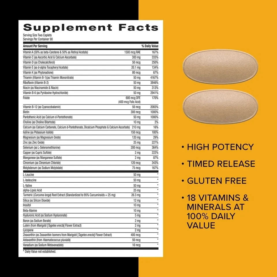 GNC Mega Men Sport Multivitamin | Performance, Muscle 180 Count