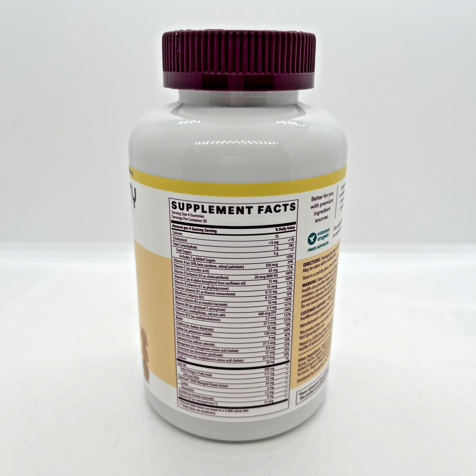 SmartyPants Teen Girl Complete Multivitamin Gummies 120 Count Exp 06/2026